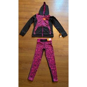 New Girls Champion Athletic Set Leggings Jacket